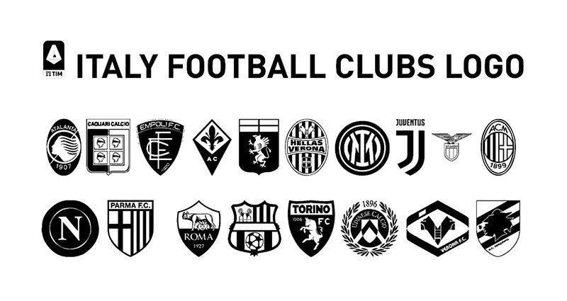 100+欧洲足球俱乐部队徽logo标志字体合集 设计素材 第1张