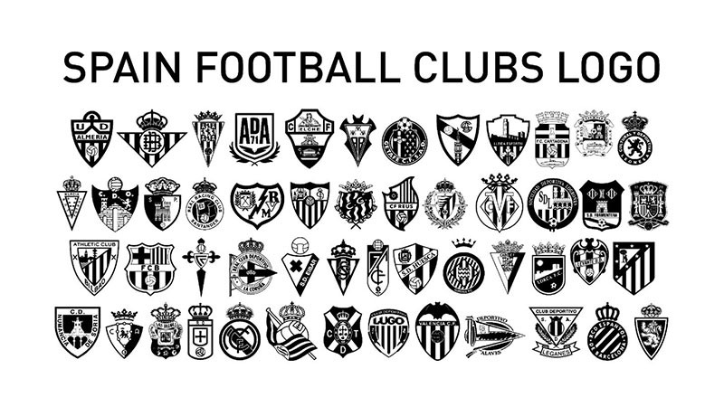 100+欧洲足球俱乐部队徽logo标志字体合集 设计素材 第3张