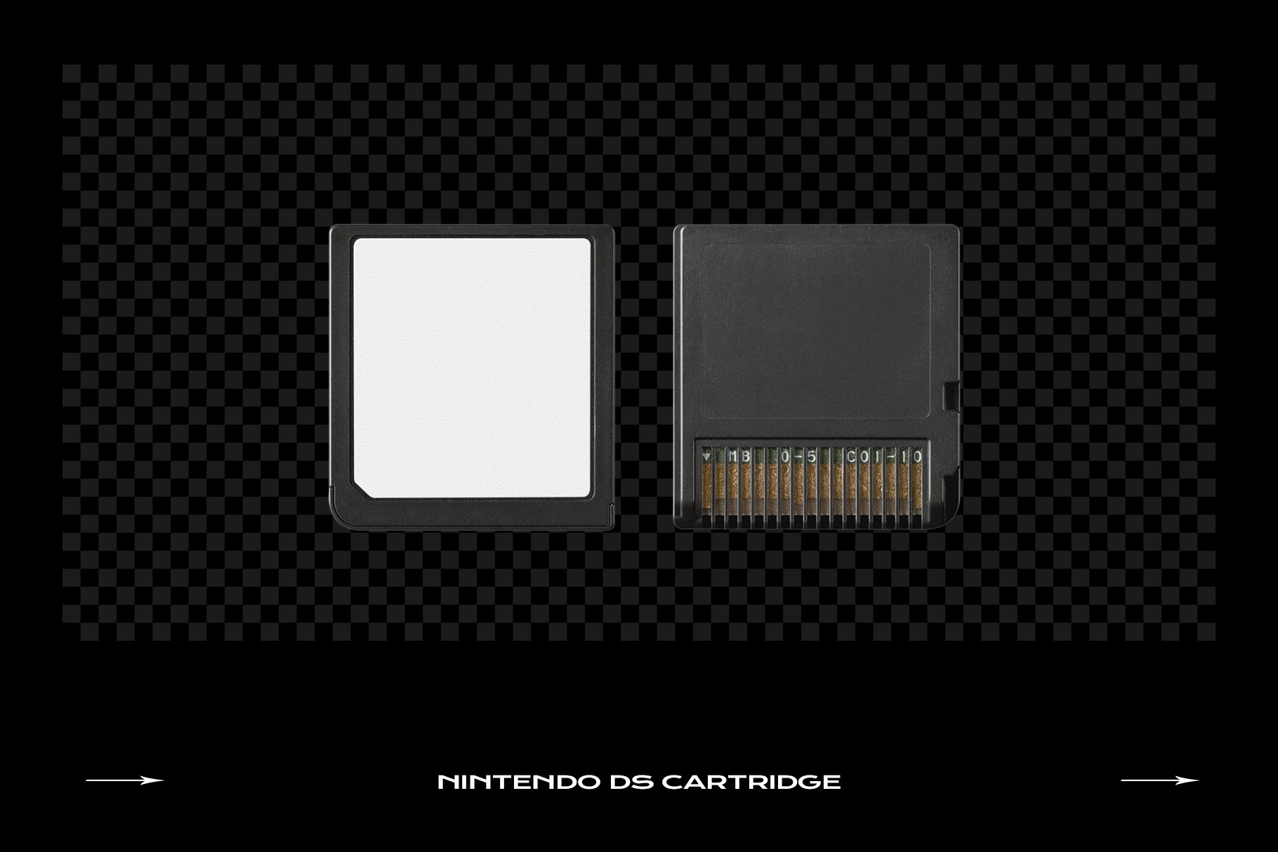 新潮复古高分辨率游戏卡带墨盒明外壳贴纸PSD样机模型包 样机素材 第24张