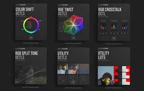 COLOR SHIFT DCTLS V2/HUE TWIST DCTLS/RGB Crosstalk DCTL/RGB SPLIT TONE DCTLS/UTILITY DCTLS/UTILITY LUTS + PowerGrade