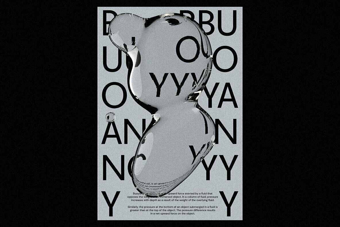 60款日系透明水滴极简液体气泡水珠空气感海报创意PNG合成素材 图片素材 第15张