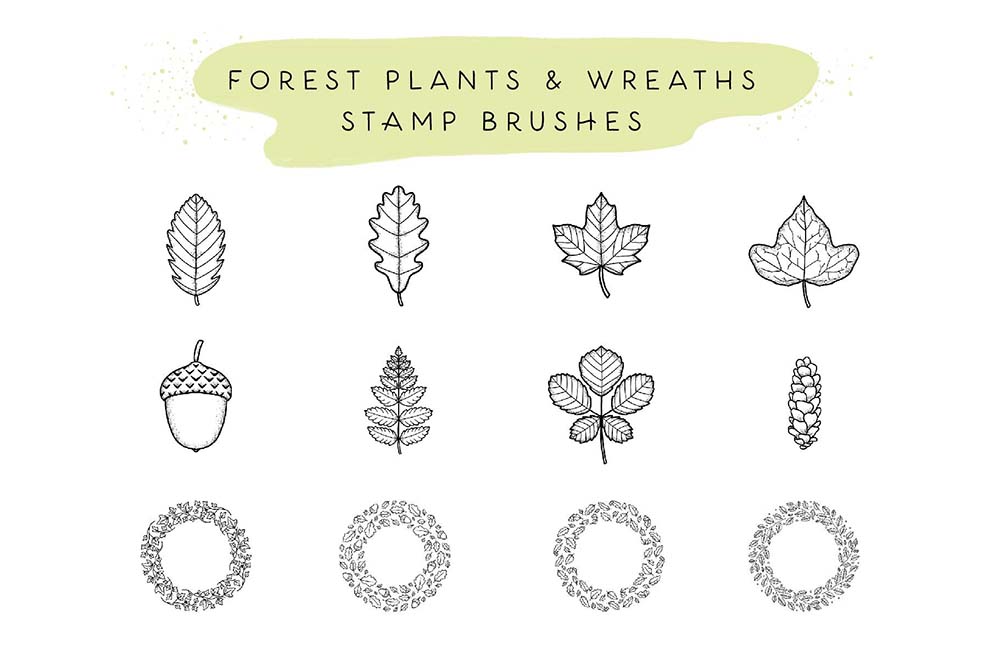 Procreate森林主题绘本笔刷套装 , 第5张