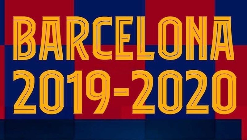 巴塞罗那 2019-2020 球衣字体下载 , 第1张