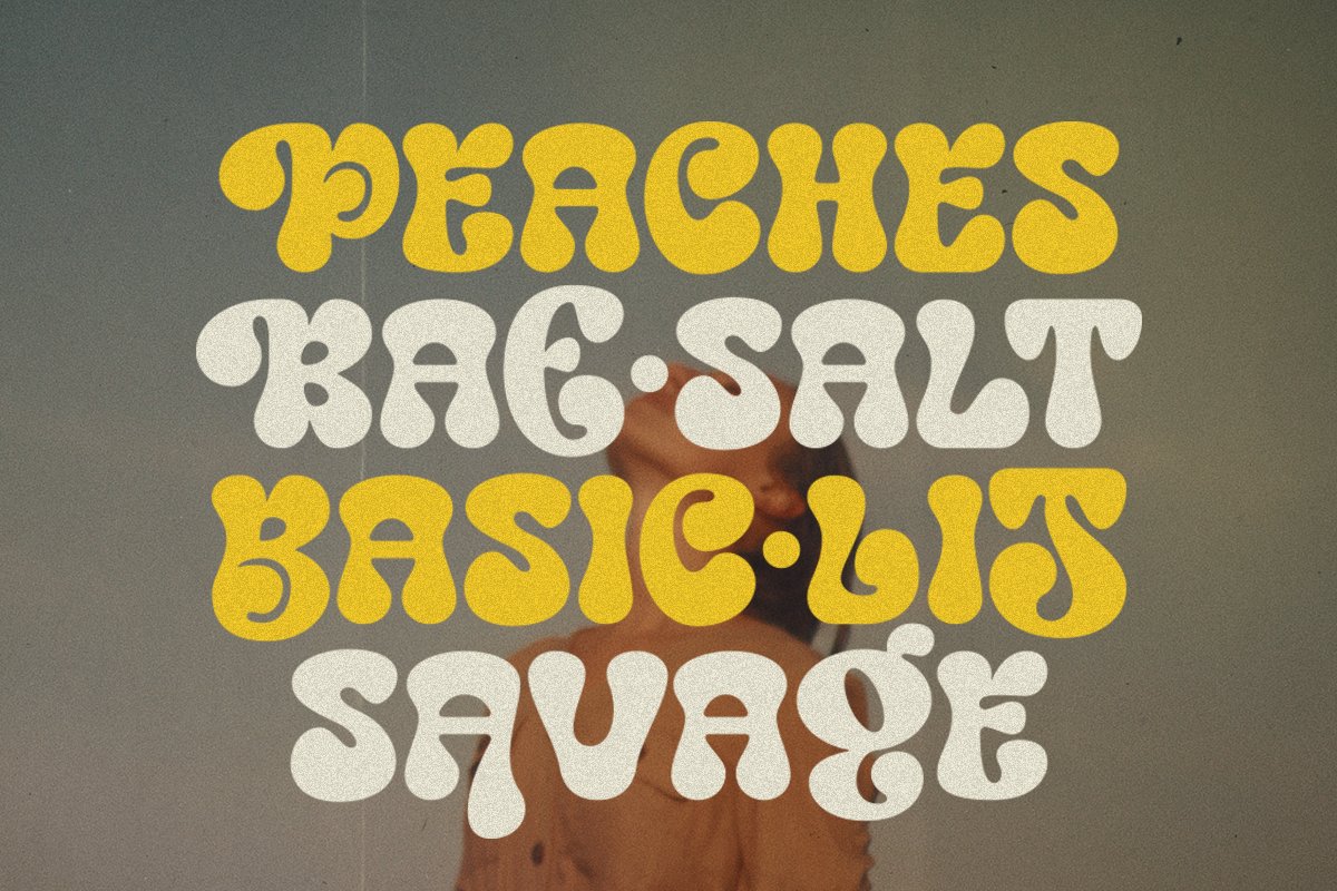 英文字体：70年代复古粗体风格大胆斜体柔和杂志海报封面字体 Swipe - Seventies Retro Typeface 设计素材 第6张
