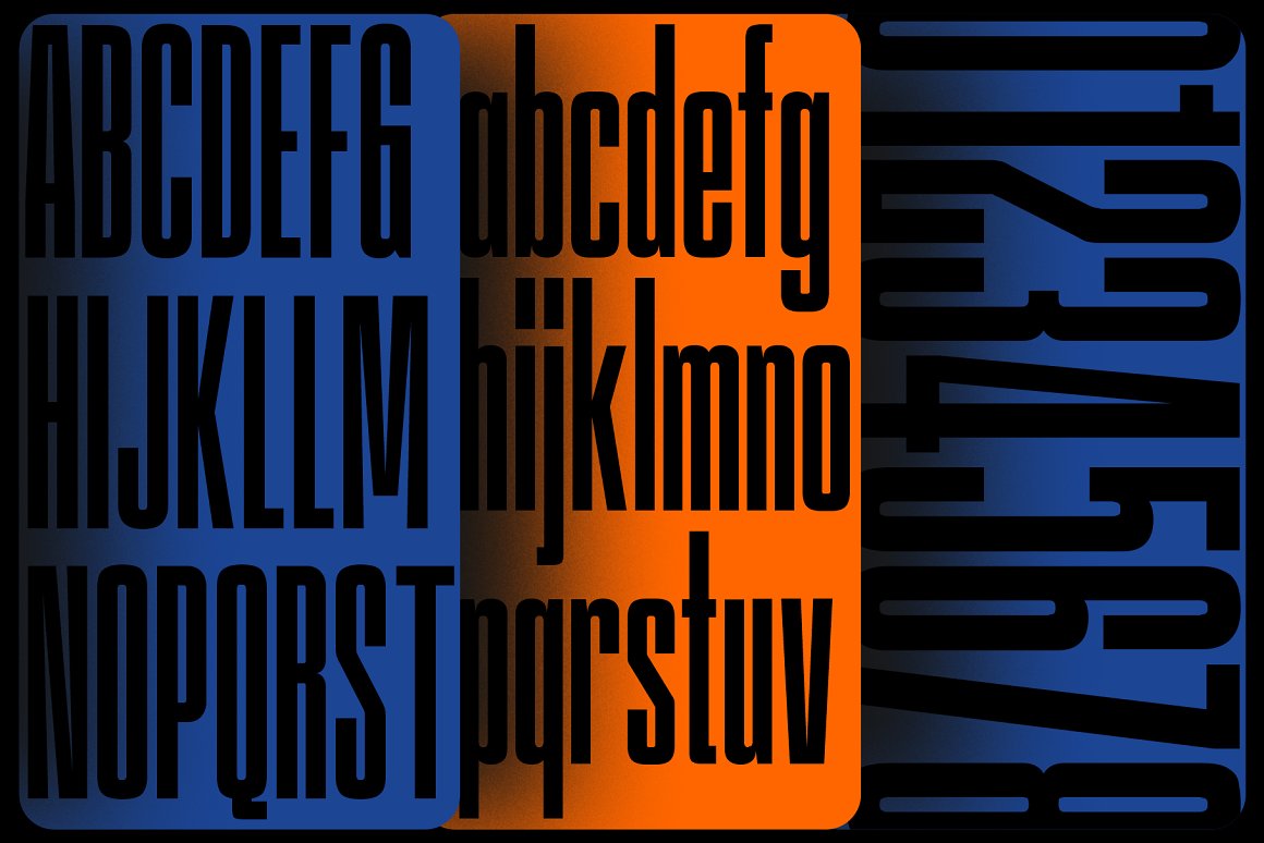 英文字体：现代时尚紧凑风格海报杂志服装标题字体 Heliuk | Modern Condensed Font 设计素材 第4张