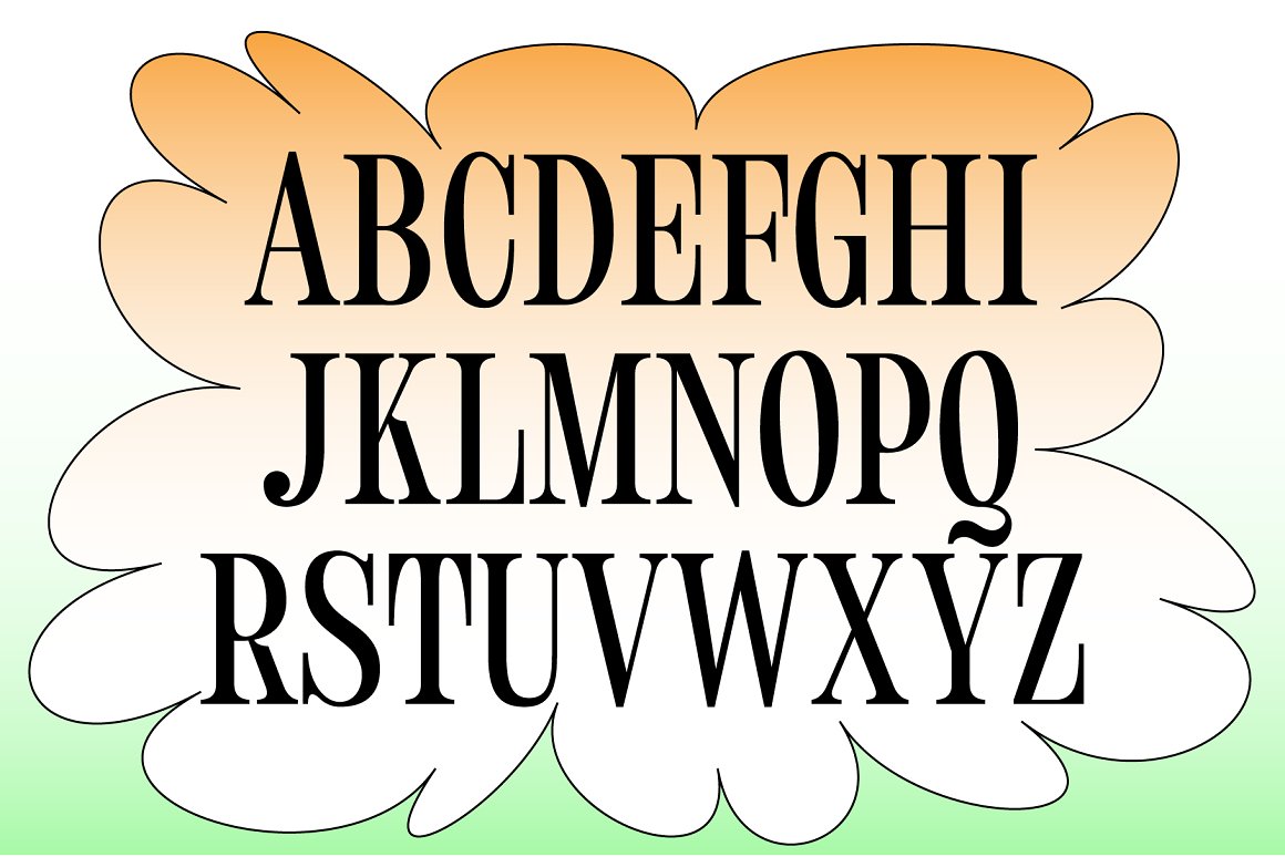 英文字体：时尚现代个性紧凑浓缩现代杂志海报视频品牌衬线字体 Hideaki Condensed Display Serif 设计素材 第7张
