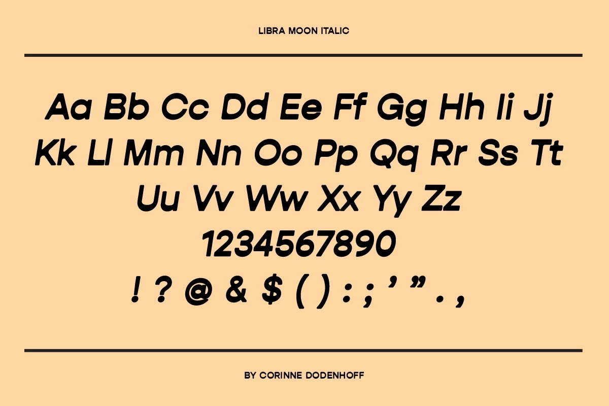 时尚圆角杂志海报LOGO徽标设计PSAI无衬线粗体英文安装包 Libra: A Funky Reverse Weight Font , 第4张