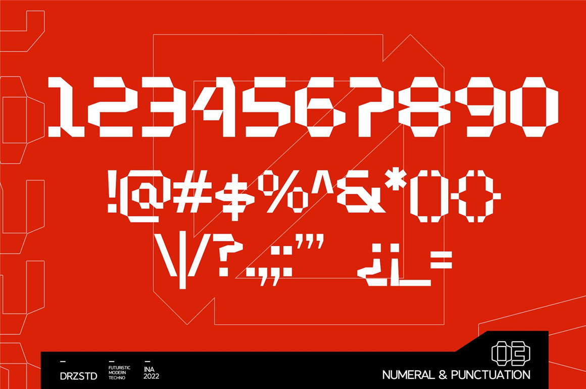 Sitewalk 未来派暗黑机能科幻像素风格海报封面英文字体 Futuristic Pixel Font 设计素材 第3张