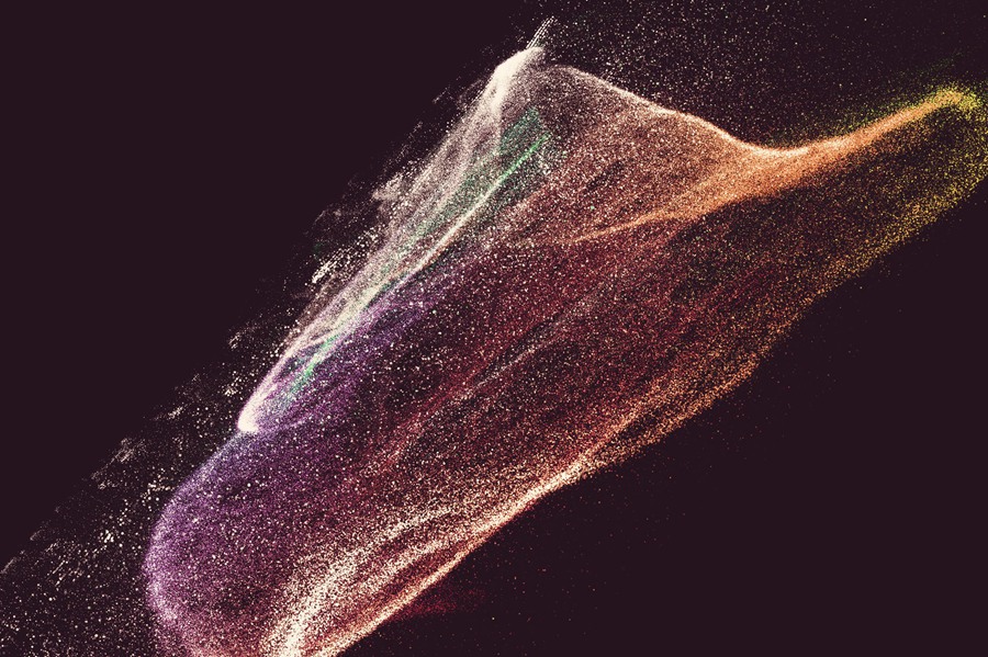 Chroma2 25种彩色高分辨率有机流体粒子背景素材 图片素材 第3张