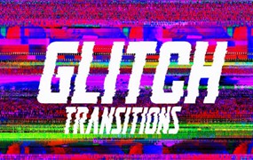 达芬奇预设：10种故障毛刺扭曲转场过渡 Drag-N-Drop Glitch Transitions Vol.1
