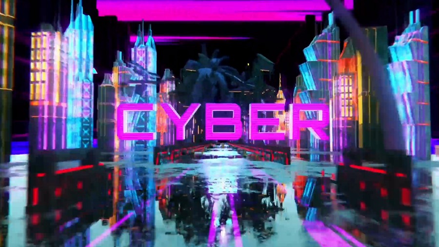 AE模板：霓虹赛博朋克城市揭幕视频模板 Neon Cyberpunk City Opener 影视音频 第1张
