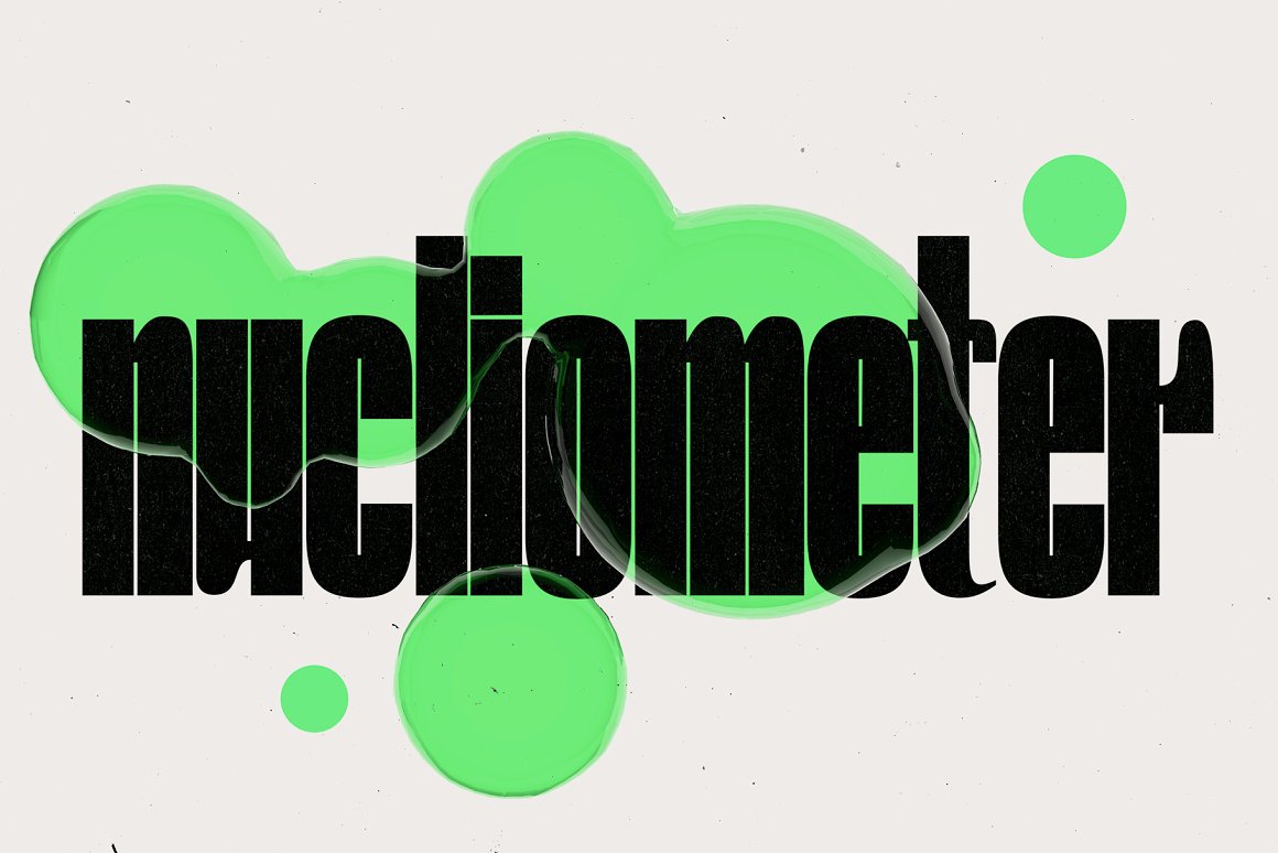 Supremat 极简粗体可变现代海报画册LOGO排版徽标衬线英文字体 Nucliometer Font 设计素材 第2张