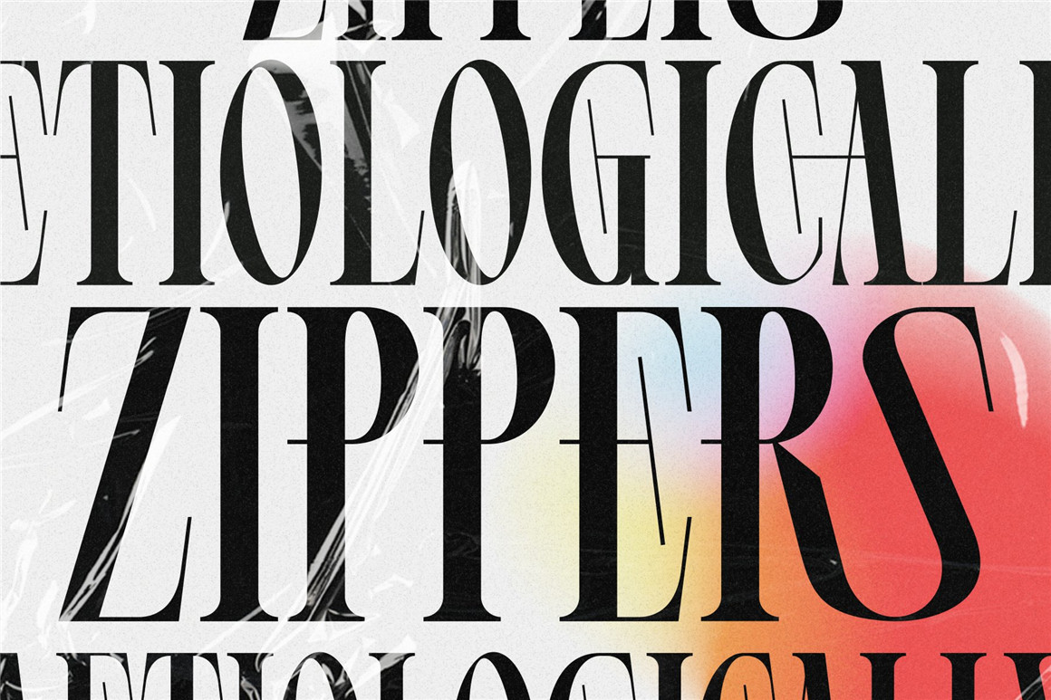 Eotype 现代优雅酸性海报杂志排版标题logo设计衬线英文字体包 Chaveront Font 设计素材 第11张