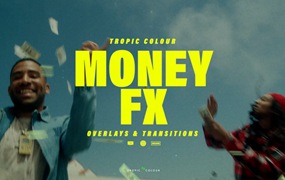 Tropic Colour 60多种复古嘻哈说唱街头音乐视频后期纸币飘落叠加擦拭遮罩转换过渡 TC – MONEY FX OVERLAYS & TRANSITIONS