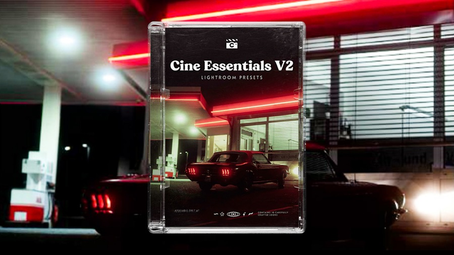 Cinegrams 10个精心打造复古外观捕捉电影胶片风格烟熏翡翠黄金地平线美好的旧时光LR预设 Cine Essentials V2 Lightroom Presets 插件预设 第1张