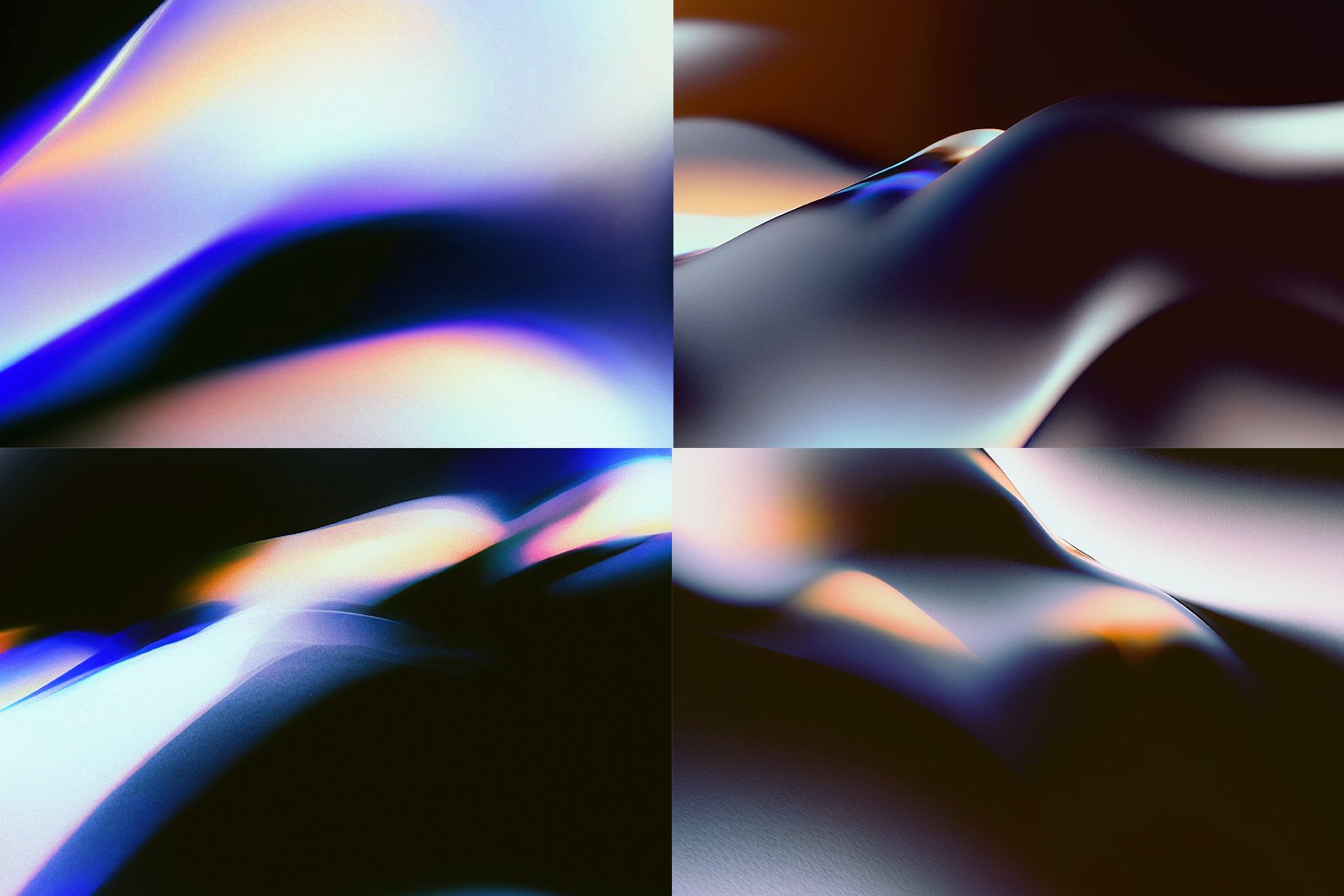 15张现代高分辨率渐变弥散光波浪抽象艺术背景 Chroma Waves Abstract Backgrounds 图片素材 第2张