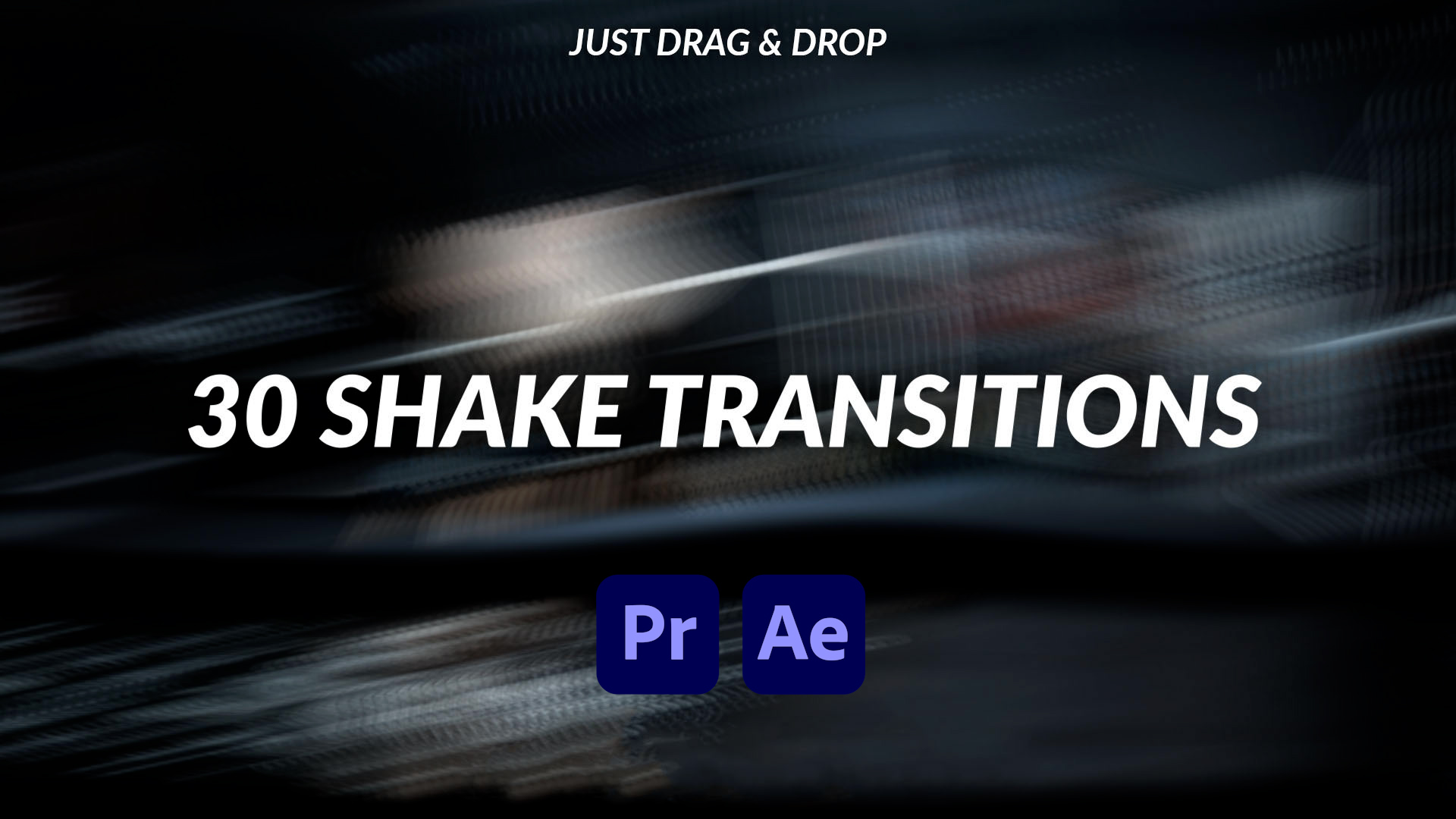 PR/AE模板：30个摇动转场过渡效果 PR+AE 2合1模板 Shake Transitions 插件预设 第1张