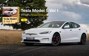 Artlist – Tesla特斯拉电动汽车音效出发驶离加速行驶转弯超车高质量汽车音效合集 Tesla Model S Vol.1 第1卷