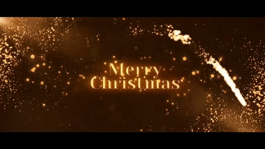 FCPX模板：圣诞节新年快乐氛围烟花绽放粒子发光视频开场片头片尾动画 Christmas Greetings 影视音频 第2张