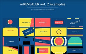 FCPX插件：50种炫酷图形文字LOGO图像排版展示动画预设 MotionVFX – mRevealer vol.2