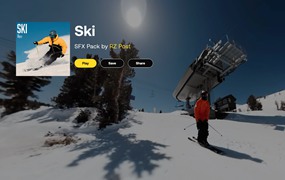 Artlist – 20组冬季滑雪运动音效雪上滑动下坡转弯漂移制动 Ski SFX Pack by RZ Post