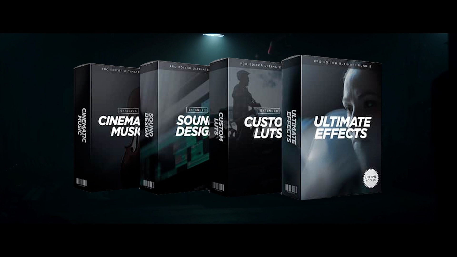 17GB电影制作人剪辑套装/镜头光晕/课程和LUT/歌曲音效/颗粒和纹理 Cinema Mastery Ultimate Editor Bundle , 第1张