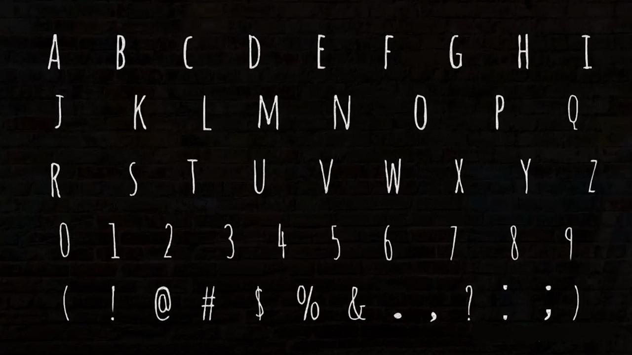 4K 手绘涂鸦创意标题字母表数字和符号动画 Hand Drawn Scribble Alphabet – AE模板 + FCPX插件 , 第8张