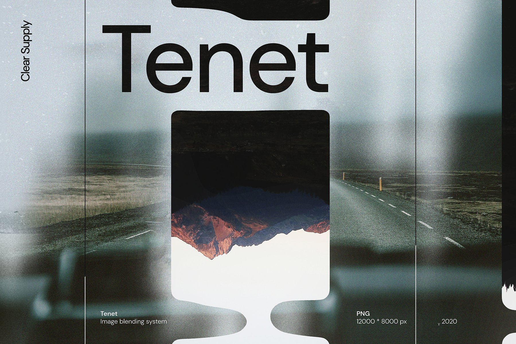 Tenet 50个时尚摄影后期海报设计图像混合叠加层PNG 图片素材 第1张