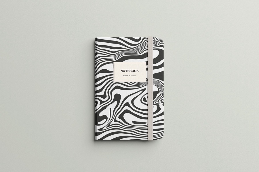 Trippy Waves Patterns 50种怀旧复古迷幻波浪波纹形状 拼贴艺术、海报、包装设计图案 JPG PNG AI , 第8张