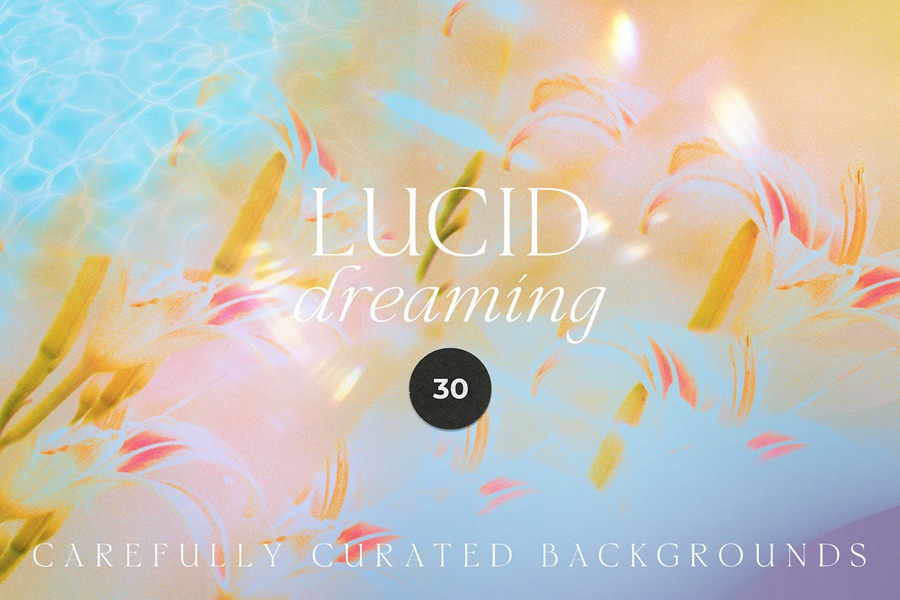 30张活力抽象时尚艺术梦幻高分辨率时髦海报设计背景纹理 LUCID DREAMING abstract psychedelic , 第1张