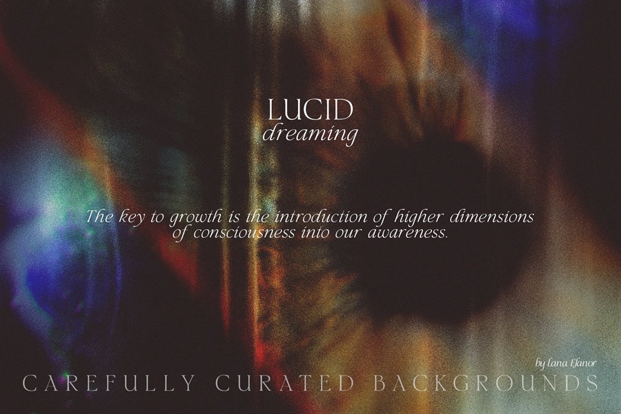 30张活力抽象时尚艺术梦幻高分辨率时髦海报设计背景纹理 LUCID DREAMING abstract psychedelic , 第3张