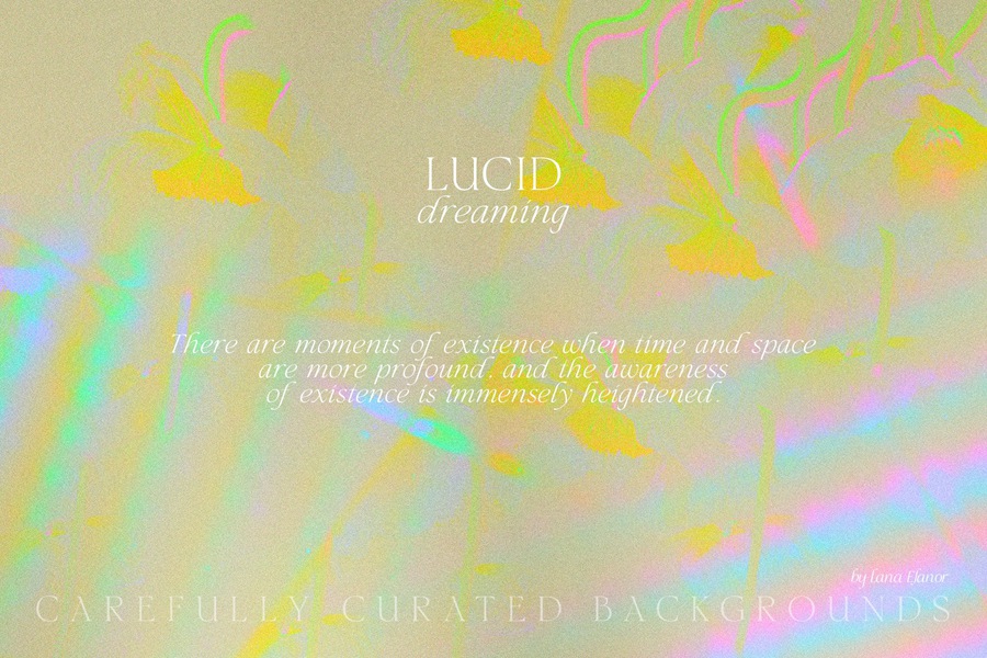 30张活力抽象时尚艺术梦幻高分辨率时髦海报设计背景纹理 LUCID DREAMING abstract psychedelic , 第4张