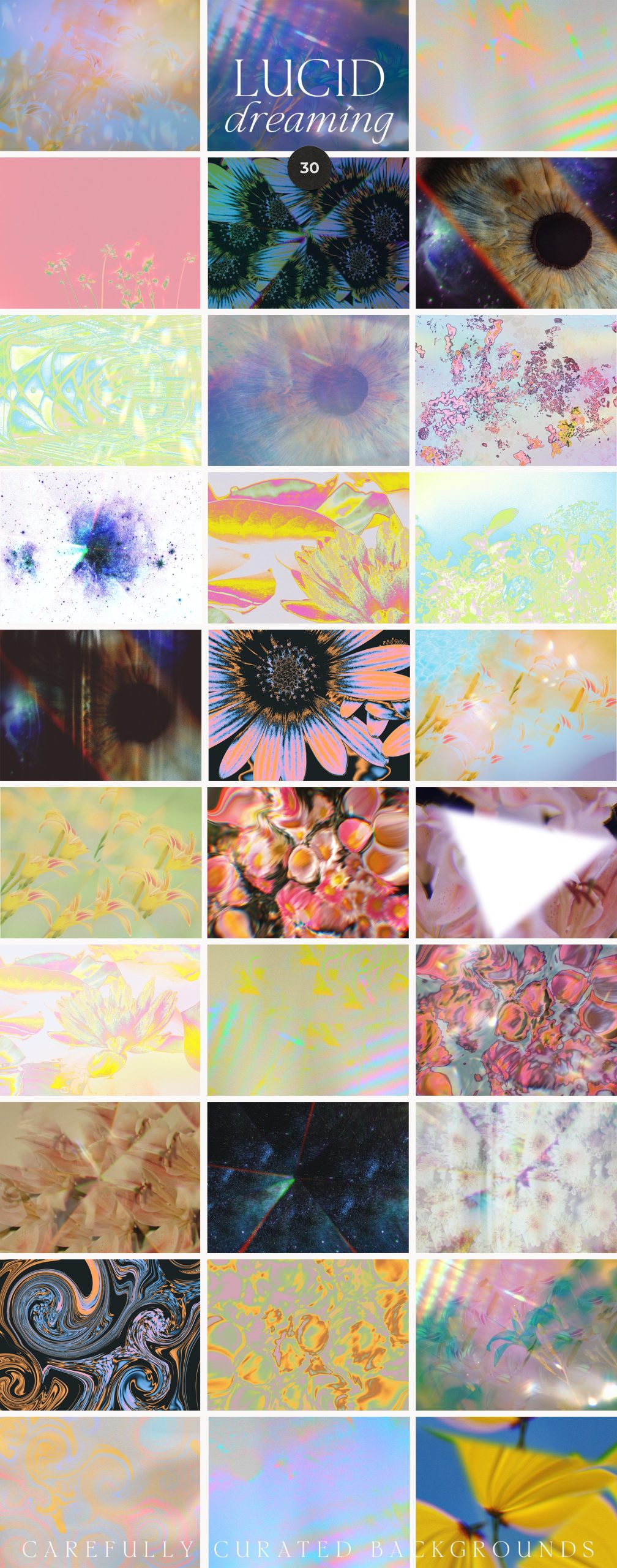 30张活力抽象时尚艺术梦幻高分辨率时髦海报设计背景纹理 LUCID DREAMING abstract psychedelic , 第18张