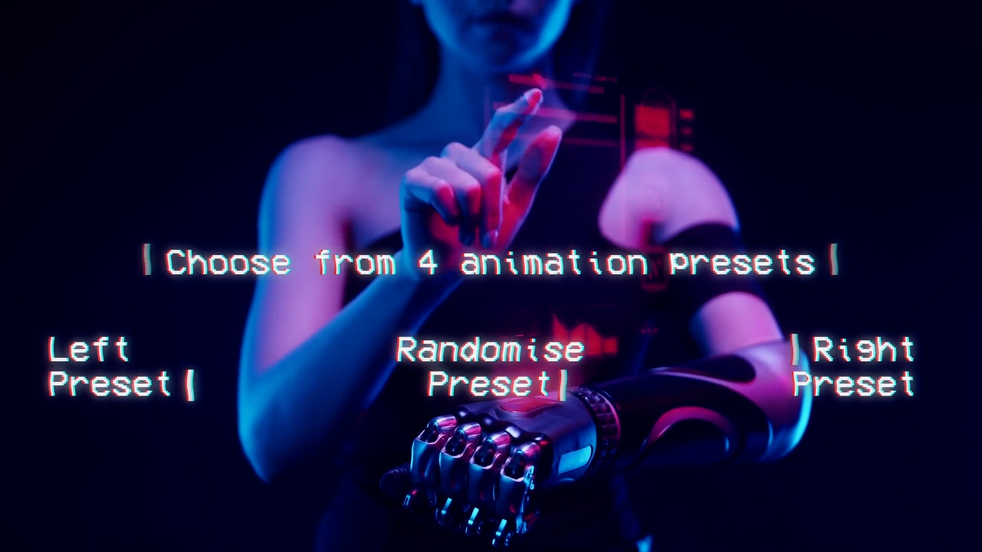 达芬奇 Davinci Resolve 复古打字机文本动画 RGB发光效果 + 打字机音效 VHS Typewriter Text Animator , 第3张