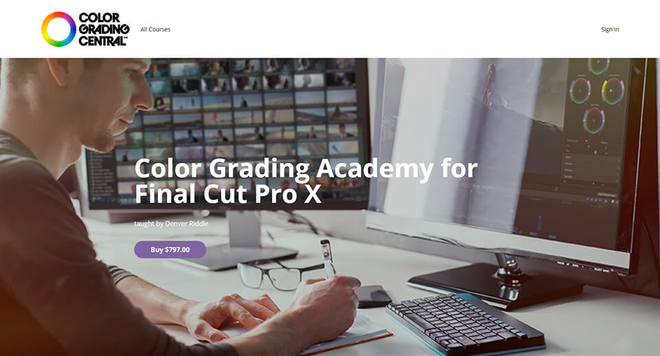 大师课程：专业色彩分级插件Color Finale电影感视频调色大师班 Color Grading Central – Color Grading Academy For Color Finale , 第1张
