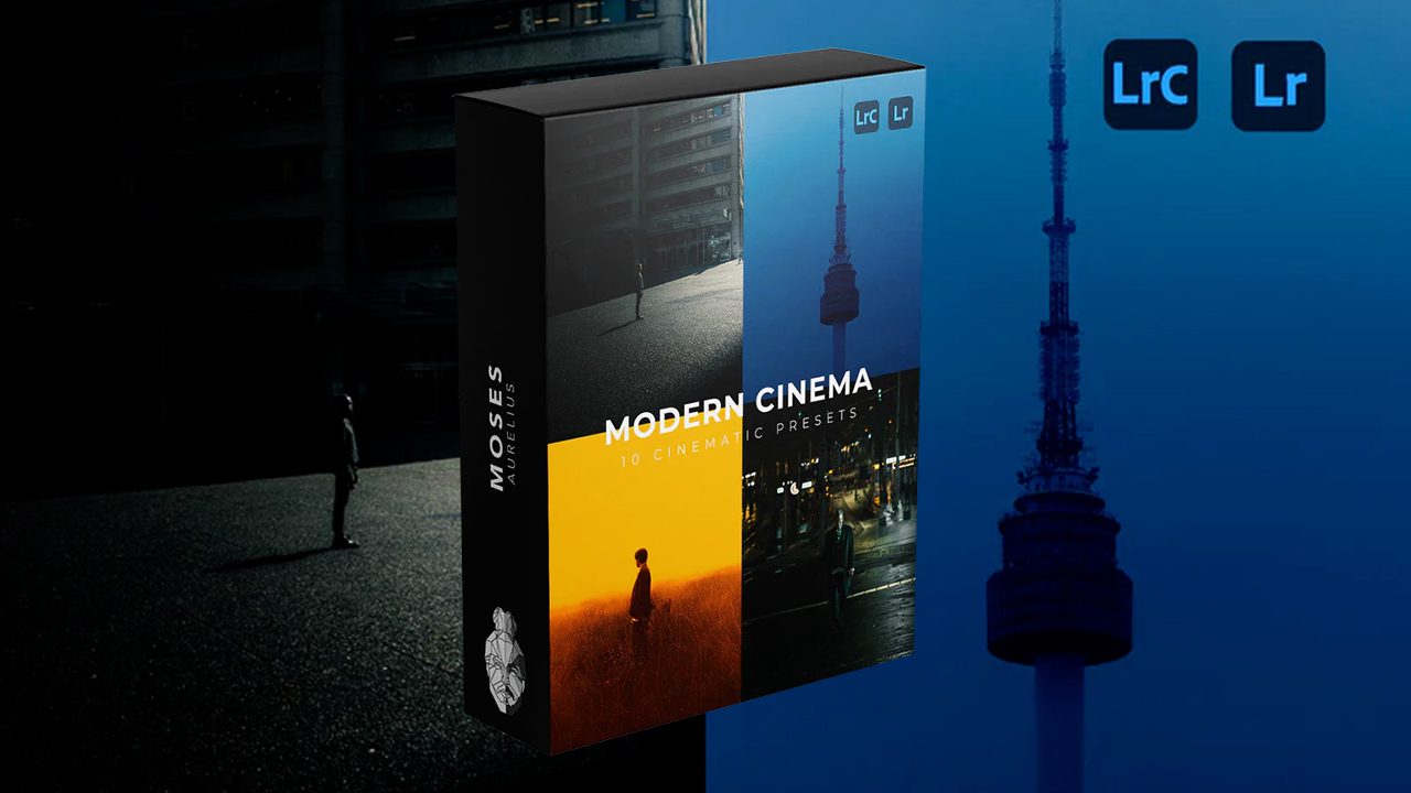 Moses Aurelius 10种现代摄影师复古电影美感人像街拍多功能独特 Lightroom 预设 Modern Cinema Preset Pack , 第1张