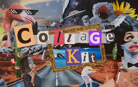 AE插件 – Collage Kit Constructor 拼贴艺术定格动画元素 AE插件、AE项目包