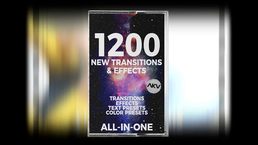 AKV Studios 1200个转场过渡视觉效果PR预设1200+ Transitions & Effects Pack , 第1张