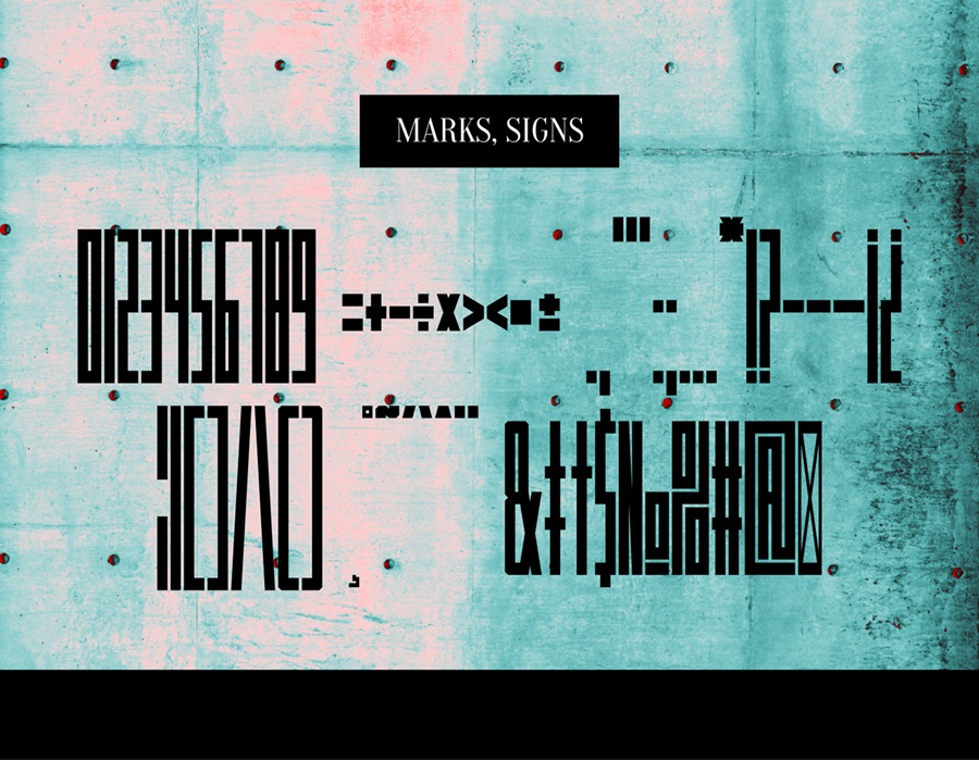 Massivertical海报窄体字体，免费可商用 设计素材 第7张