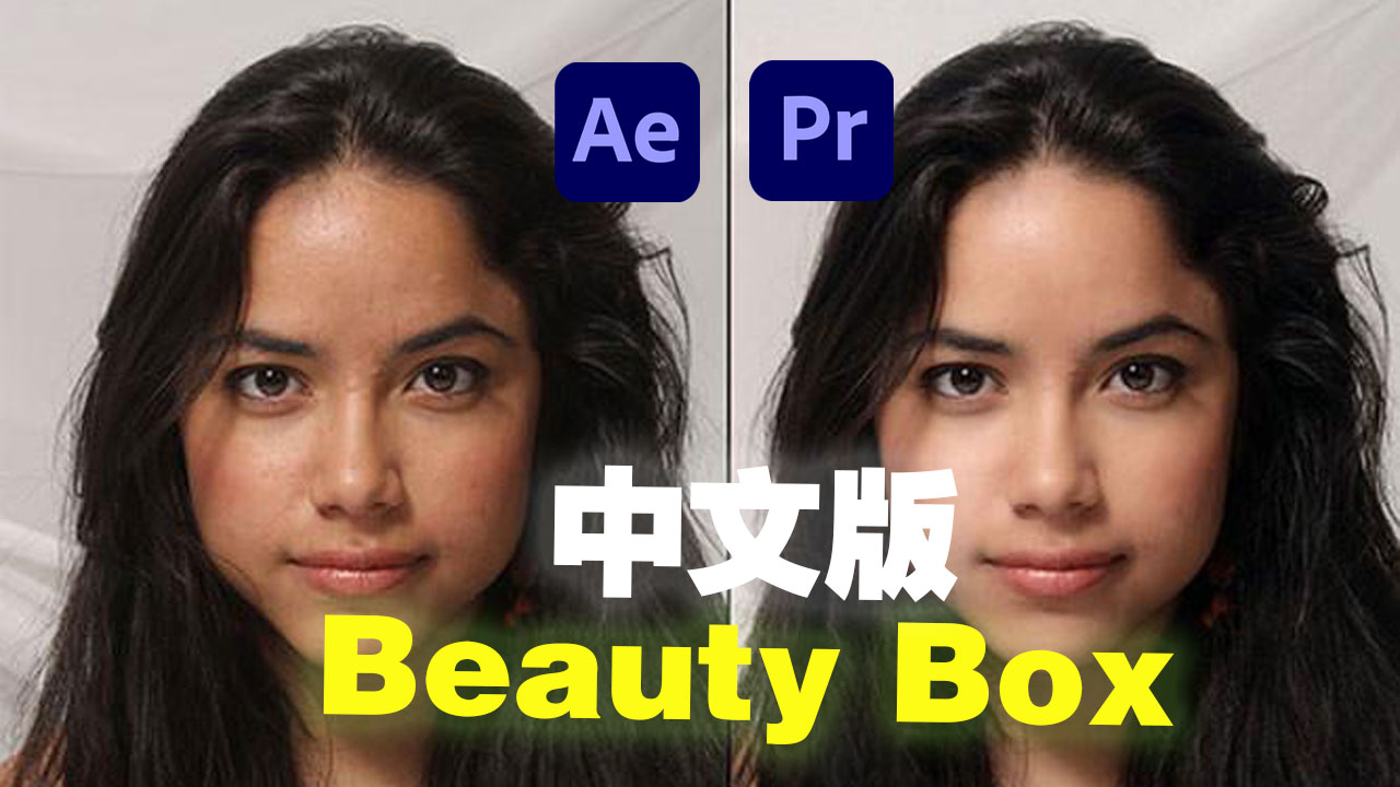 中文汉化版-视频人像磨皮润肤美颜AE/PR插件 Beauty Box 5.0.10 Win , 第1张