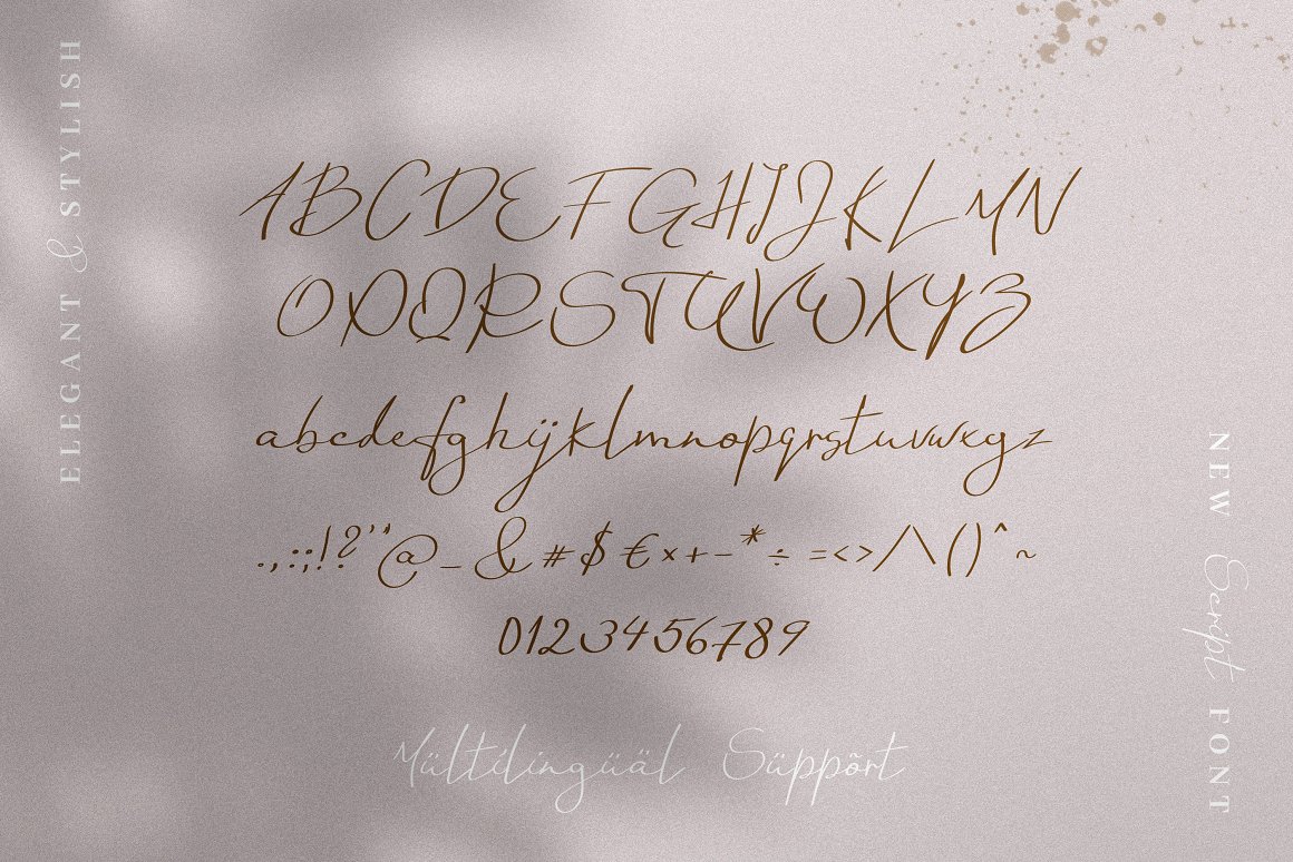 英文字体：优雅现代温柔连笔手英文无衬线字体 Sunday Sunshine - Handwritten Script Font , 第9张