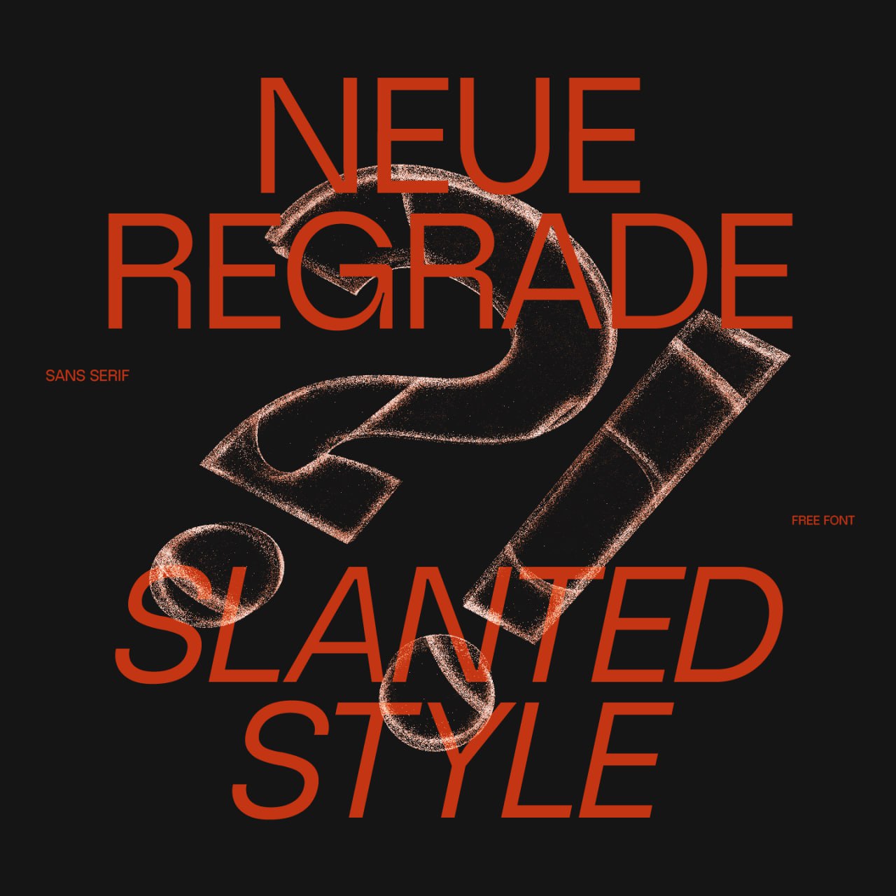 Neue Regrade 时尚无衬线字体，免费可商用 , 第1张