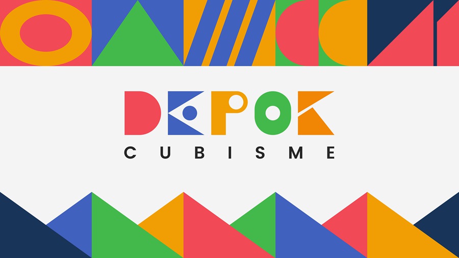 DEPOK CUBISM 几何图形英文字体，免费可商用 设计素材 第1张