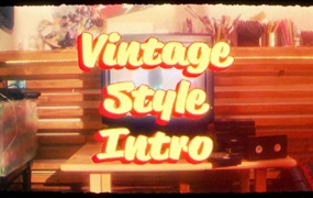 Vintage Style Intro 16个复古老式时尚视频转场过渡Ae模板