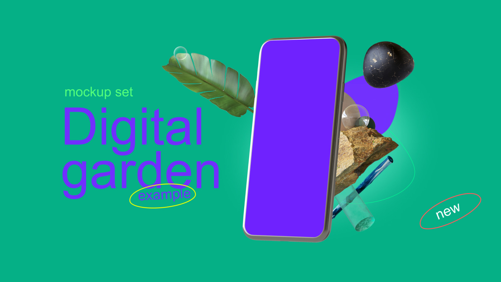 33个高品质渲染3D模板数字花园套装 Digital Garden Set , 第8张