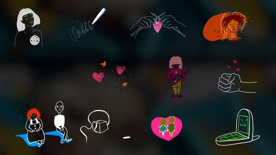 达芬奇/PR/FCPX 3合一模板插件 Love Lyric Animations 02 婚礼爱心活力涂鸦手绘元素动画 + 赠送同款BGM , 第3张