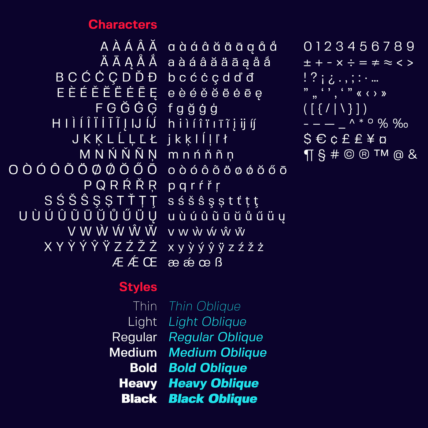 Fivo Sans无衬线英文字体，免费可商用 设计素材 第6张