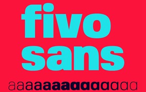 Fivo Sans无衬线英文字体，免费可商用