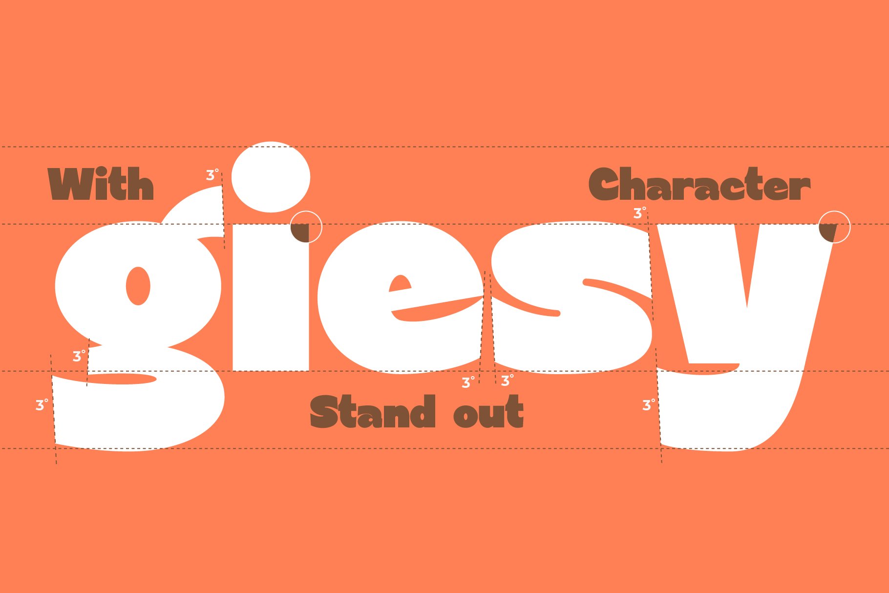 Fagies Bold Display Typeface 一种现代粗体装饰无衬线字体 设计素材 第4张