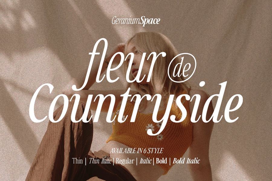 Countryside – A Modern Serif Family 现代衬线网页设计品牌邀请函杂志海报设计字体 设计素材 第1张